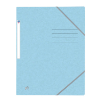 Oxford Top File+ chemise à élastique en carton A4 - bleu pastel 400116359 260141