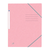 Oxford Top File+ chemise à élastique en carton A4 - rose pastel