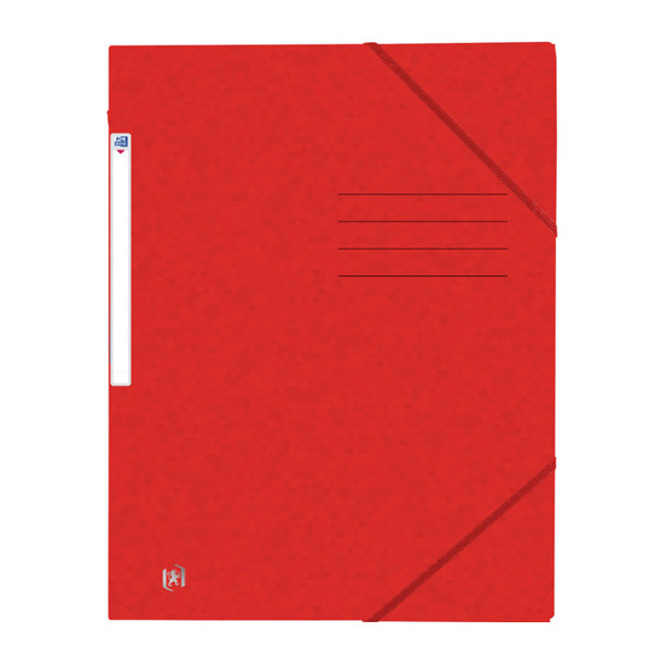 Oxford Top File+ chemise à élastique en carton A4 - rouge 400116308 260131 - 1
