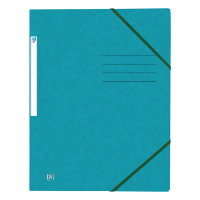 Oxford Top File+ farde à élastique en carton A4 - aqua 400116326 260134