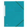 Oxford Top File+ farde à élastique en carton A4 - aqua