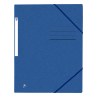 Oxford Top File+ farde à élastique en carton A4  - bleu 400116324 260132