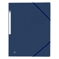 Oxford Top File+ farde à élastique en carton A4 - bleu foncé 400116325 260133