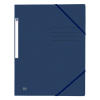 Oxford Top File+ farde à élastique en carton A4 - bleu foncé