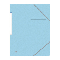 Oxford Top File+ farde à élastique en carton A4 - bleu pastel 400116359 260141