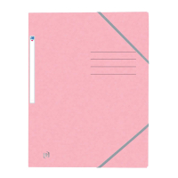Oxford Top File+ farde à élastique en carton A4 - rose pastel 400116353 260138