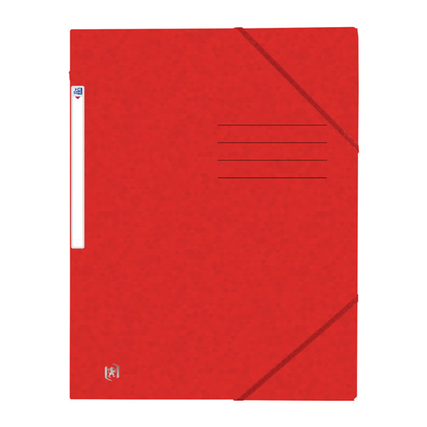 Oxford Top File+ farde à élastique en carton A4 - rouge 400116308 260131 - 1