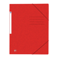 Oxford Top File+ farde à élastique en carton A4 - rouge 400116308 260131