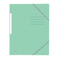 Oxford Top File+ farde à élastique en carton A4 - vert pastel 400116356 260140