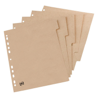 Oxford Touareg intercalaires en carton A4 avec 5 onglets (11 trous) 100204964 260323