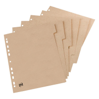 Oxford Touareg intercalaires en carton A4 avec 6 onglets (11 trous) 100204978 260324