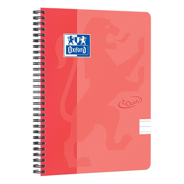 Oxford Touch bloc spirale A5 ligné 90 g/m² 70 feuilles - orange 400118804 260152 - 1