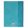 Oxford Touch cahier à spirale A4+ 90 g/m² 80 feuilles ligné - bleu pastel 400138327 260290 - 2