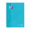Oxford Touch cahier à spirale A4+ 90 g/m² 80 feuilles ligné - bleu pastel