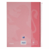 Oxford Touch cahier à spirale A4+ 90 g/m² 80 feuilles ligné - rose pastel 400138324 260292 - 2