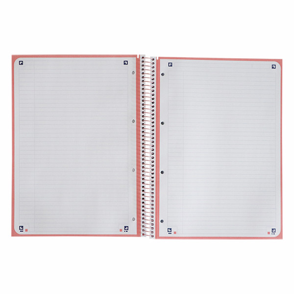 Oxford Touch cahier à spirale A4+ 90 g/m² 80 feuilles ligné - rose pastel 400138324 260292 - 3