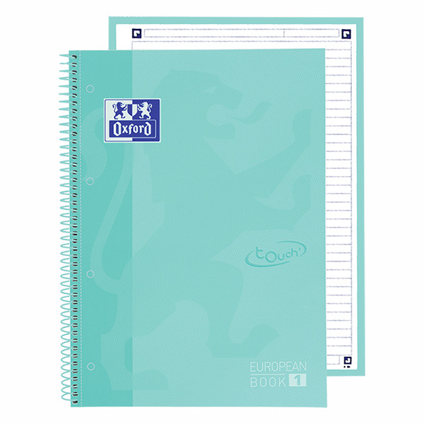 Oxford Touch cahier à spirale A4+ 90 g/m² 80 feuilles ligné