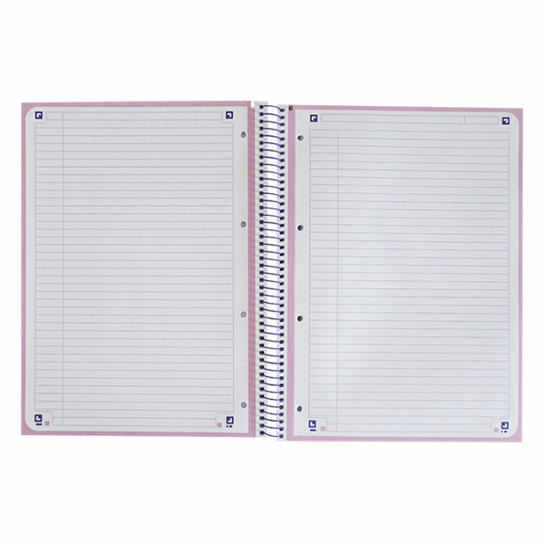Oxford Touch cahier à spirale A4+ 90 g/m² 80 feuilles ligné - violet pastel 400138325 260291 - 3