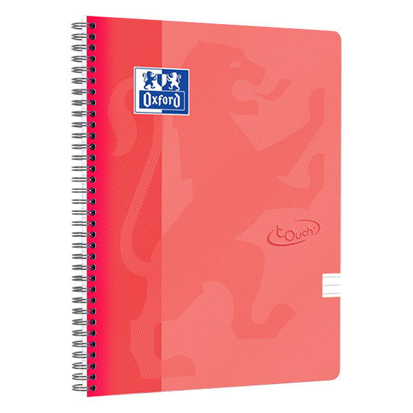 Oxford Touch cahier à spirale A4 ligné 90 g/m² 70 feuilles - orange 400118801 260145 - 1