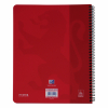 Oxford Touch cahier à spirale A4 ligné 90 g/m² 70 feuilles - rouge 400103995 260144 - 2