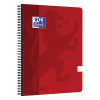 Oxford Touch cahier à spirale A4 ligné 90 g/m² 70 feuilles - rouge