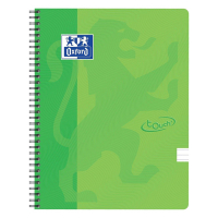 Oxford Touch cahier à spirale A4 ligné 90 g/m² 70 feuilles - vert citron 400118800 260184