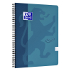 Oxford Touch cahier à spirale A4 quadrillé 90 g/m² 70 feuilles - bleu clair