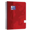 Oxford Touch cahier à spirale A5 ligné 90 g/m² 70 feuilles - rouge