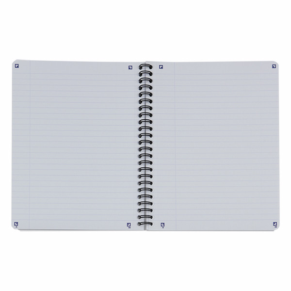 Oxford Touch cahier à spirale A5 quadrillé 90 g/m² 70 feuilles - noir 400134121 260156 - 2