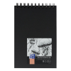 Oxford bloc de croquis à spirale couverture rigide A5 100 g/m² (50 feuilles) - noir 400152644 237633 - 1