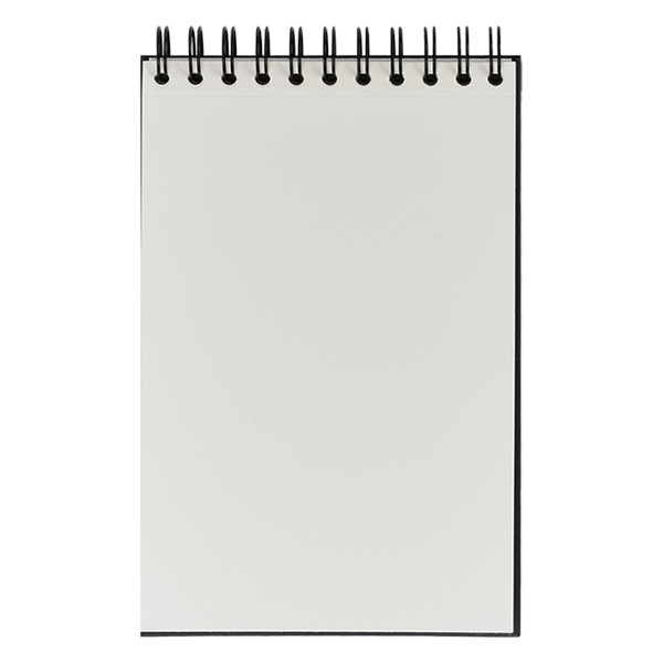 Oxford bloc de croquis à spirale couverture rigide A5 225 g/m² (40 feuilles) - noir 400152645 237634 - 2