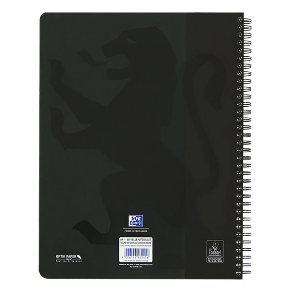 Oxford cahier à spirale A4+ ligné 90 g/m² 80 feuilles 23 trous (3 pièces) 400190201 260084 - 5