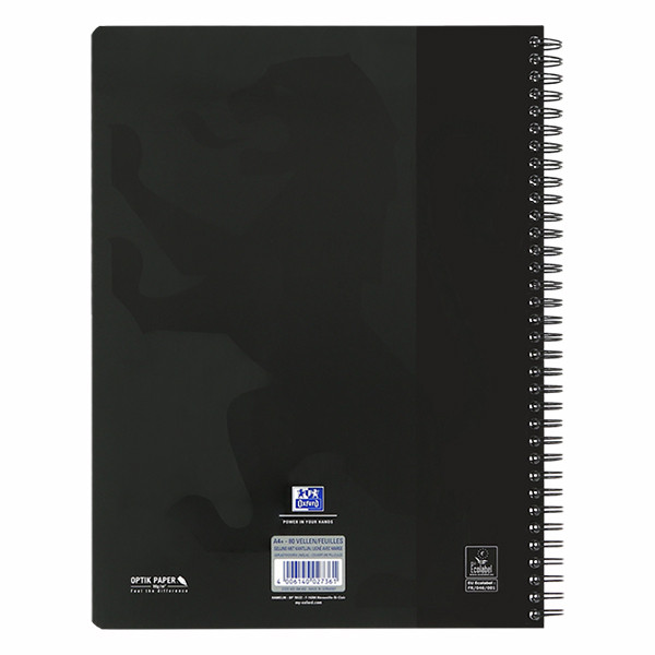 Oxford cahier à spirale A4+ ligné 90 g/m² 80 feuilles (23 trous) 400094450 260078 - 5