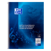 Oxford cahier de musique avec spirale A4 90 g/m² 50 feuilles 384405014 260070 - 1