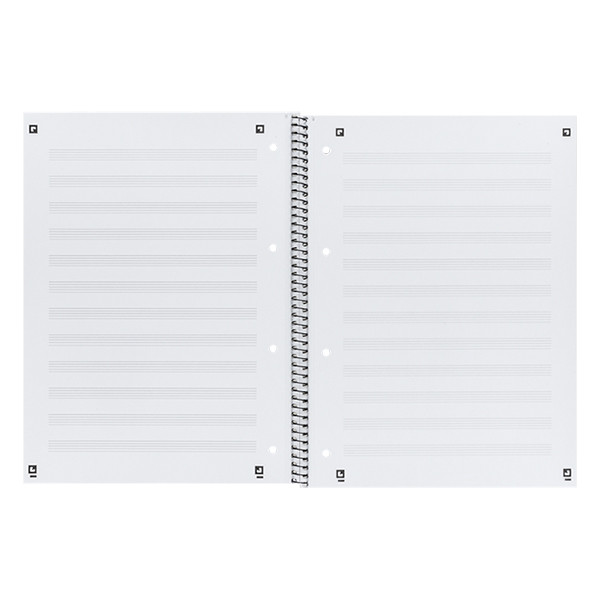 Oxford cahier de musique avec spirale A4 90 g/m² 50 feuilles 384405014 260070 - 3