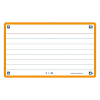 Oxford fiches bristol lignées A7 (80 pièces) - orange 400133882 260199 - 1