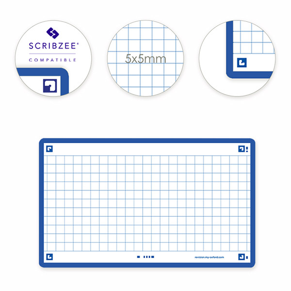 Oxford fiches bristol quadrillées A7 (80 pièces) - bleu 400133853 260205 - 3