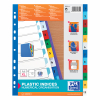 Oxford intercalaires colorées A4 XL en plastique avec 12 onglets (11 trous) 100204813 237531 - 2
