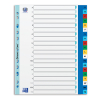 Oxford intercalaires colorées A4 XL en plastique avec 20 onglets A-Z (11 trous) 100204733 237533 - 1