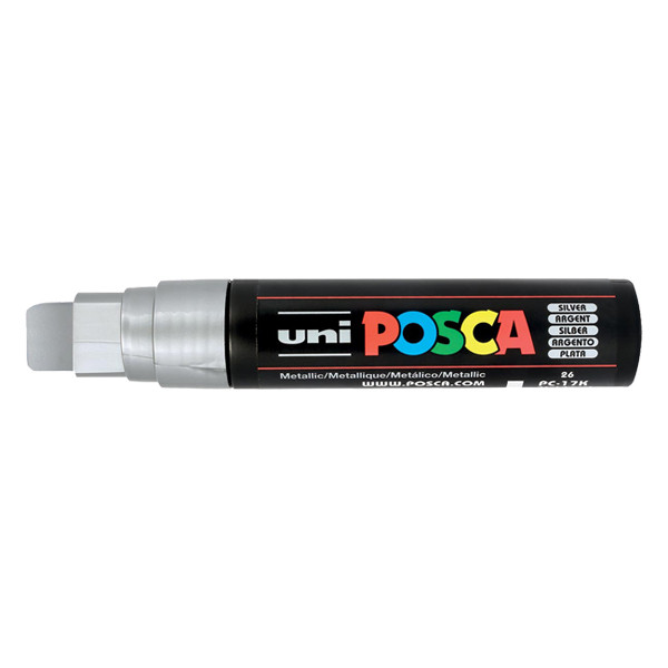 POSCA PC-17K marqueur acrylique (15 mm rectangulaire) - argent 424235 - 1