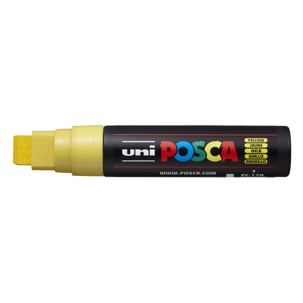 POSCA PC-17K marqueur acrylique (15 mm rectangulaire) - jaune 424239 - 1