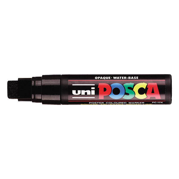 POSCA PC-17K marqueur acrylique (15 mm rectangulaire) - noir 424240 - 1