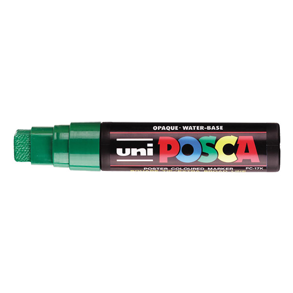 POSCA PC-17K marqueur acrylique (15 mm rectangulaire) - vert foncé 424244 - 1