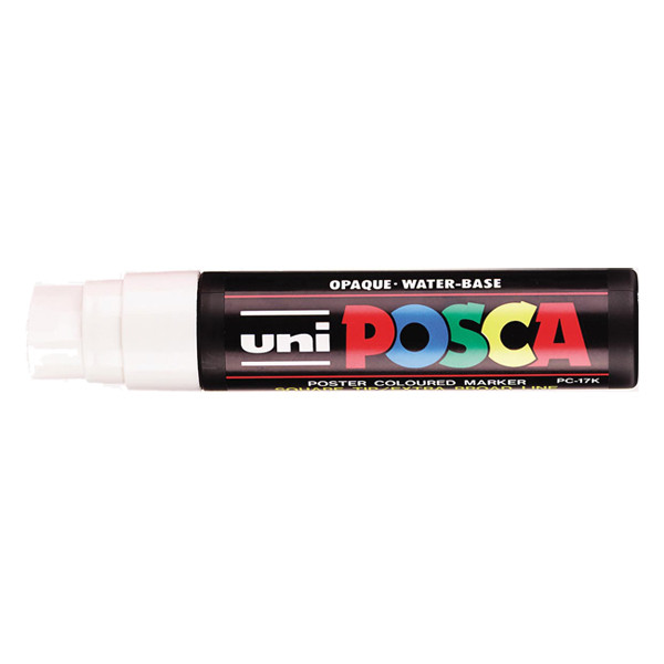 POSCA PC-17K marqueur peinture (15 mm rectangulaire) - blanc PC17KBL 424238 - 1