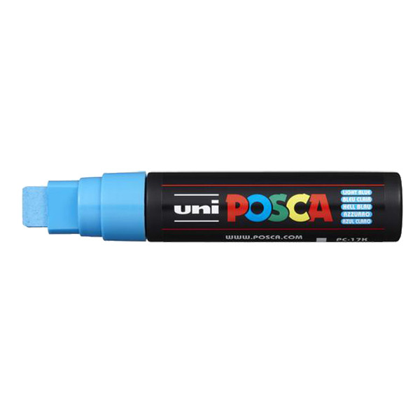 POSCA PC-17K marqueur peinture (15 mm rectangulaire) - bleu clair PC17KBC 424236 - 1