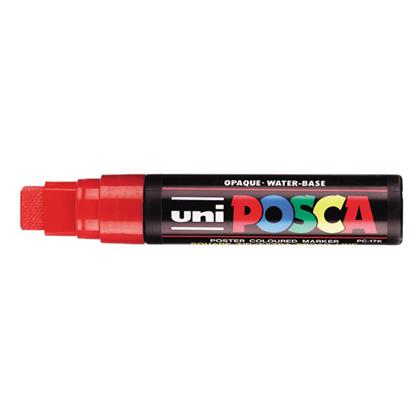 POSCA PC-17K marqueur peinture (15 mm rectangulaire) - rouge PC17KR 424242 - 1
