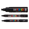 POSCA PC-1MC/5M/8K set de marqueurs peinture (3 pièces) - noir