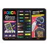 POSCA PC-1MC/PC-3M/PC-5M Groovy Colors set de marqueurs de peinture (20 pièces)