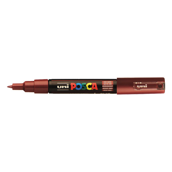 POSCA PC-1MC marqueur acrylique (0,7 - 1 mm conique) - rouge vin 424052 - 1