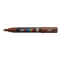 POSCA PC-1MC marqueur peinture (0,7 - 1 mm conique) - marron châtain PC1MCM 424053